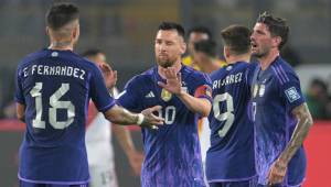 Así se vivió el triunfo de Argentino ante Perú con el doblete de Messi en las eliminatorias