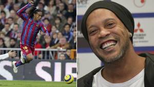 Ronaldinho disputó cinco temporadas con el Barcelona antes de que Messi tomara su lugar.