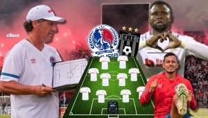 El posible 11 que mandaría Pedro Troglio para esta noche contra el CAI en el Estadio Nacional. Sin Bengtson, ni Juan Pablo Montes y tampoco Kevin López. La dupla que se perfila para el ataque blanco.