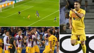 Ferran Torres entró al filo del descanso por Lewandowski y le dio el triunfo al Barcelona sobre Porto.