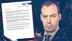 Fox Sports lanzó un comunicado en redes sociales asegurando que André Marín aún tiene contrato vigente.