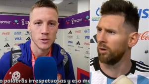 Wout Weghorst explicó que quiso saludar a Messi porque le tiene respeto, pero el argentino salió de mala manera.