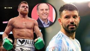 Esteban Arce salió en defensa del Canelo Álvarez y le pidió a Sergio Agüero que se educara.