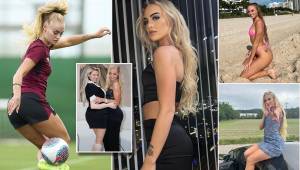 La hermosa futbolista confiesa que durante sus vacaciones recibió el mensaje de una celebridad con una picante propuesta.