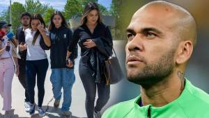 Los dos hijos de Dani Alves llegaron a visitarlo por primera vez en la prisión Brians 2 de Barcelona.