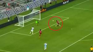Primera llegada y adentro: así fue el gol tempranero de Qatar ante Honduras en la Copa Oro 2023