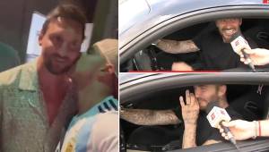 Messi fue bien recibido por algunos aficionados tras aterrizar en Estados Unidos para sumarse al Inter Miami.