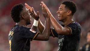 Vinicius y Bellingham son los referentes de ataque en el Real Madrid y le marcaron al Napoli en Champions.