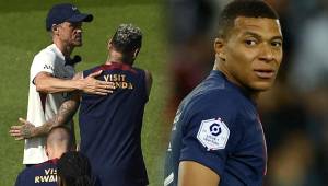 Luis Enrique dejó a Kylian Mbappé en el banquillo en su primer partido al frente con el PSG.