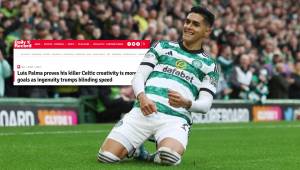 Luis Palma lleva dos tantos en la Liga con el Celtic y ya debutó en la Champions League.