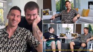 Messi recibió a Migue Granados en su casa en Miami para hablar sobre varios temas de su vida privada.