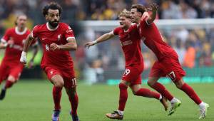 Salah fue la gran figura para que el Liverpool venciera a los Wolves en la Premier League.