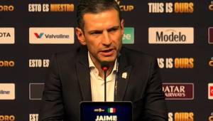 Jaime Lozano en la conferencia de prensa tras la goleada de México sobre Jamaica para avanzar a la final de Copa Oro 2023.
