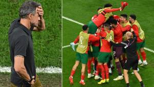 Marruecos se metió por primera vez en su historia a los cuartos de una Copa del Mundo luego de vencer a España.