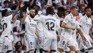 ¡Desatado! Benzema hizo tres goles en la contundente victoria del Real Madrid sobre Almería en el Bernabéu