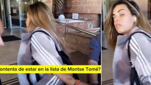 Misa Rodríguez fue la primera en llegar al hotel de Madrid y aseguró que no está contenta de ser convocada por Montse Tomé.