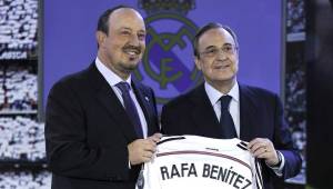 Florentino no ha dudado en afirmar que Rafa Benítez 'fue elegido por su profesionalidad y capacidad para sacar el máximo rendimiento a esta plantilla'.