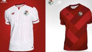 Estos son dos de los uniformes que utilizaría Panamá en la Copa del Mundo de Rusia 2018.