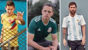 Estas serán las camisas de Colombia, México y Argentina.