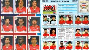 La fiebre del álbum Panini regresó. Durante los mundiales en los que ha participado Costa Rica 10 jugadores aparecieron en el coleccionador, pero no fueron al mundial. Dato: La Nación.