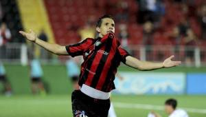 Pablo Antonio Gabas anotó el gol de la victoria de Alajuelense ante Carmelita (Foto: Nacion.com)