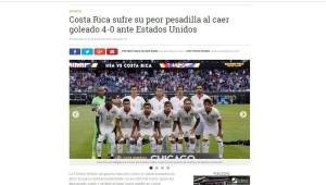 Los diferentes medios de comunicación ticos expresaron su molestia por el resultado de Costa Rica. (Foto: Nación)