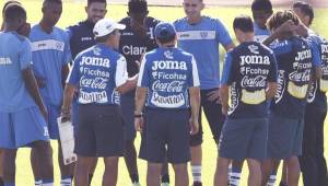 La Selección de Honduras se encuentra trabajando en San Pedro Sula de cara al partido frente a Canadá del viernes 2 de septiembre. Foto Delmer Martínez