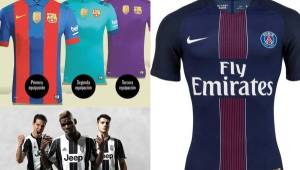 Los clubes europeos estrenarán novedosos uniformes para la nueva temporada que se avecina.