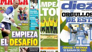 El inicio de la Liga de España y los Juegos Olímpicos se apoderaron hoy de las portadas de la prensa deportiva mundial.