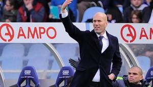 'En mi cabeza pienso que Karim (Benzema) y Cristiano van a llegar al juego ante Manchester City', dijo el técnico del Real Madrid tras el triunfo en Anoeta. Foto AFP