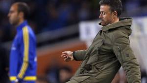 Luis Enrique defendió a sus jugadores y aseguró que 'no son máquinas, son personas. No hay disculpas, ni excusas para esta derrota'. Foto EFE