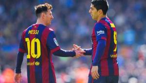Messi y Luis Suárez son grandes amigos en el Barcelona.
