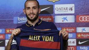 Aleix Vidal apenas jugó con el Barcelona la temporada pasada.