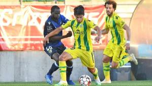 El mediocampista hondureño Jonathan Rubio ha sido suplente en los últimos partidos con el Tondela tras el regreso tras la pandemia del coronavirus.