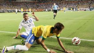 El último juego entre Honduras y Brasil estuvo lleno de brusquedad por parte de los futbolistas catrachos.