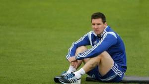 Leo Messi no se entrenó este jueves con la selección de Argentina y es duda para el amistoso con El Salvador. Foto Agencias