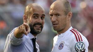 Robben dejó claro en la entrevista que él siempre se lleva con Pep, pese a las diferencias en el fútbol.
