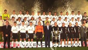 El Valencia logró ganar su última liga de España en 2004.