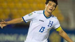 Jhow Benavídez anotó el tercer gol para Honduras ante Cuba. FOTO Cortesía de Concacaf