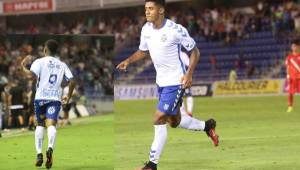 El hondureño Anthony 'Choco' Lozano celebra el gol que le dio el empate al Tenerife 1-1 en su debut en el torneo de la segunda de España. Foto Cortesía La Liga