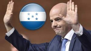 Gianni Infantino prometió ayuda económica inmediata a la Federación de Honduras.