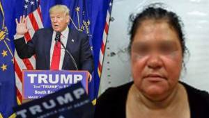 Donald Trump candidato a la presidencia de Estados Unidos y una migrante hondureña que recibió una paliza oir cioyotes resaltan este día.