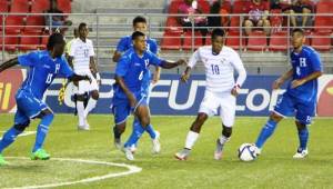 La Sub-23 de Honduras perdió ante Panamá en el primer amistoso de los dos pactados ante los canaleros. Foto @elmarcadortv