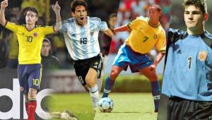 James Rodríguez, Lionel Messi, Ronaldinho e Iker Casillas han brillado en mundiales Sub-20.