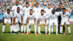 Este fue el once de la Selección de Honduras en el partido de vuelta ante Guayana Francesa. (DIEZ)