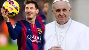 Para el Papa Francisco el mejor jugador de la historia del fútbol es Messi.