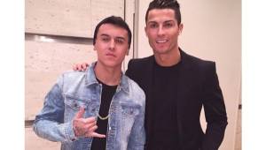 Según prensa española, Cristiano Ronaldo está molesto con el colombiano Kevin Roldan por su indiscreción en su festejo y este le responde. Foto Instagram