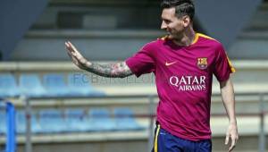 Lionel Messi no quiso vacacionar más y decidió poner en marcha la siguiente temporada.