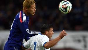 Honduras cayó 6-0 ante Japón en amistoso en Asia, la Bicolor tenía poco más de 20 años de no perder por más de seis goles. Foto AFP