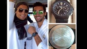 Arbeloa reveló en su cuenta de Twitter el regalo que le dio Cristiano Ronaldo a la plantilla del Real Madrid por la Décima en Champions. Foto Twitter